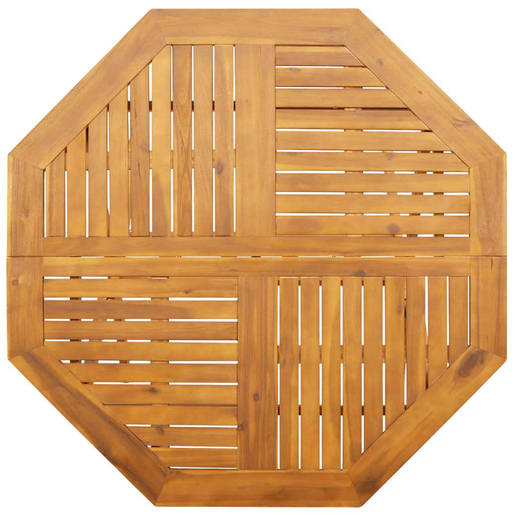 Garten Essgruppe 5 pcs Braun Massivholz Akazie