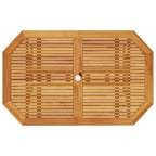 Garten Essgruppe 5 pcs Braun Massivholz Akazie