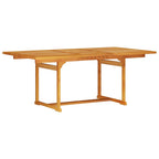 Garten Essgruppe 7 pcs Braun Massivholz Akazie