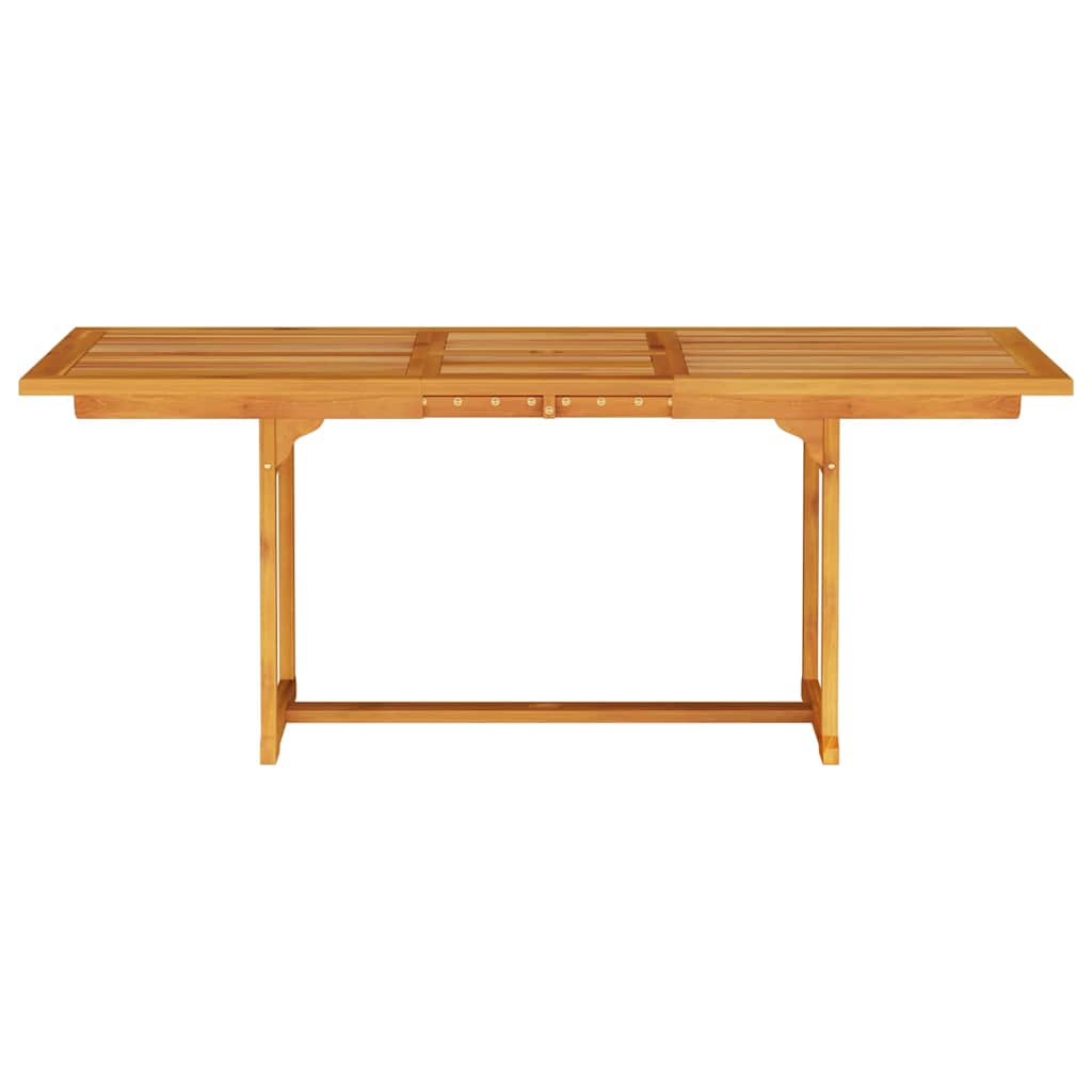 Garten Essgruppe 7 pcs Braun Massivholz Akazie