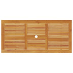 Garten Essgruppe 5 pcs Braun Massivholz Akazie