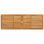 Garten Essgruppe 9 pcs Braun Massivholz Akazie