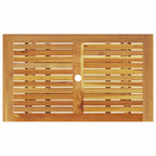 Garten Essgruppe 5 pcs Braun Massivholz Akazie