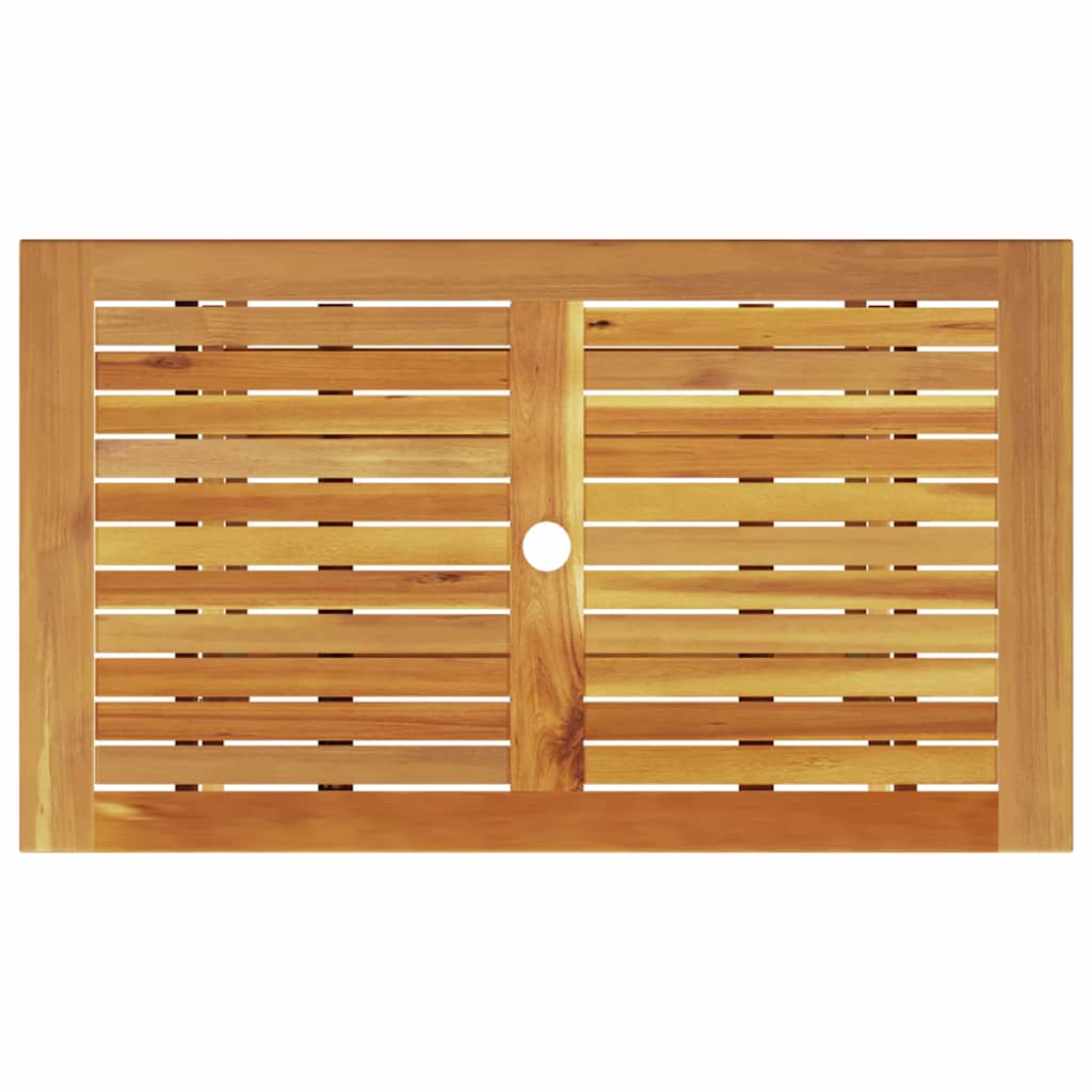 Garten Essgruppe 5 pcs Braun Massivholz Akazie