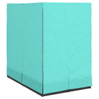 Doppelte Sonnenliege Türkis 205 x 129 x 200 cm Poly-Rattan