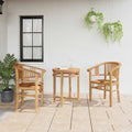 Stuhl 2 pcs Braun 63 x 58 x 89 cm Massivholz Teak