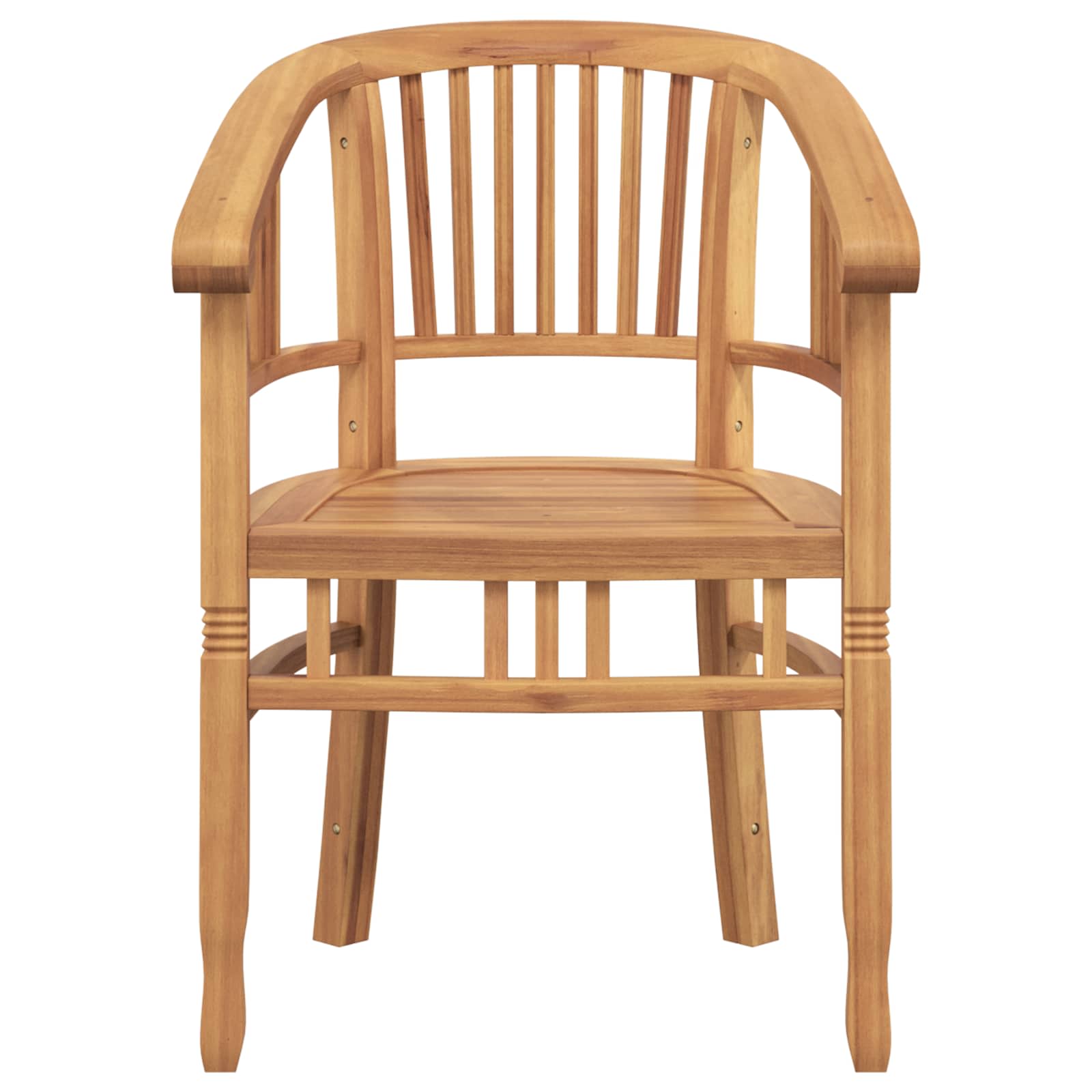 Stuhl 2 pcs Braun 63 x 58 x 89 cm Massivholz Teak