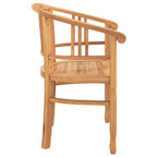 Stuhl 2 pcs Braun 63 x 58 x 89 cm Massivholz Teak