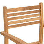 Stuhl 4 pcs Braun 56 x 55 x 90,5 cm Massivholz Teak