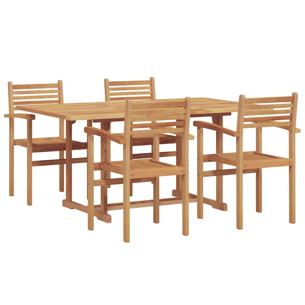 Garten Essgruppe 5 pcs Natur Massivholz Akazie