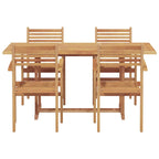 Garten Essgruppe 5 pcs Natur Massivholz Akazie