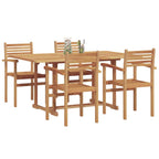 Garten Essgruppe 5 pcs Natur Massivholz Akazie