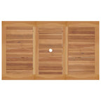Garten Essgruppe 7 pcs Natur Massivholz Akazie