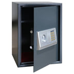 Digitaler Safe mit Schloss Dunkelgrau 35 x 31 x 50 cm Stahl