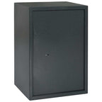 Safe Box mit Schloss Dunkelgrau 35 x 31 x 50 cm Stahl