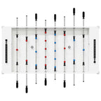 Tischfußballtisch Weiß 125 x 60,5 x 80 cm Holzwerkstoff