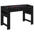 Tischfußballtisch Schwarze Eiche 125 x 60,5 x 80 cm