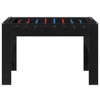 Tischfußballtisch Schwarze Eiche 125 x 60,5 x 80 cm
