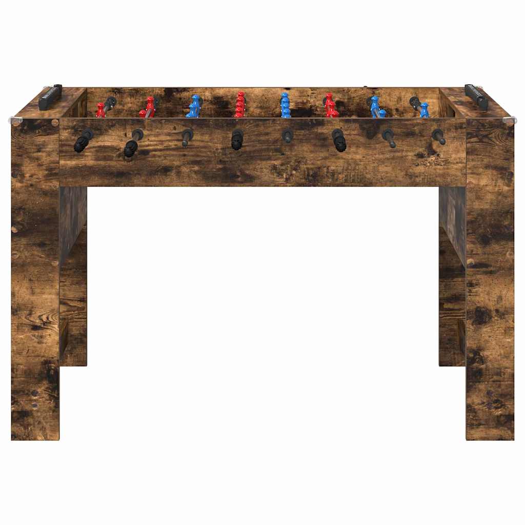 Tischfußballtisch Geräucherte Eiche 125 x 60,5 x 80 cm