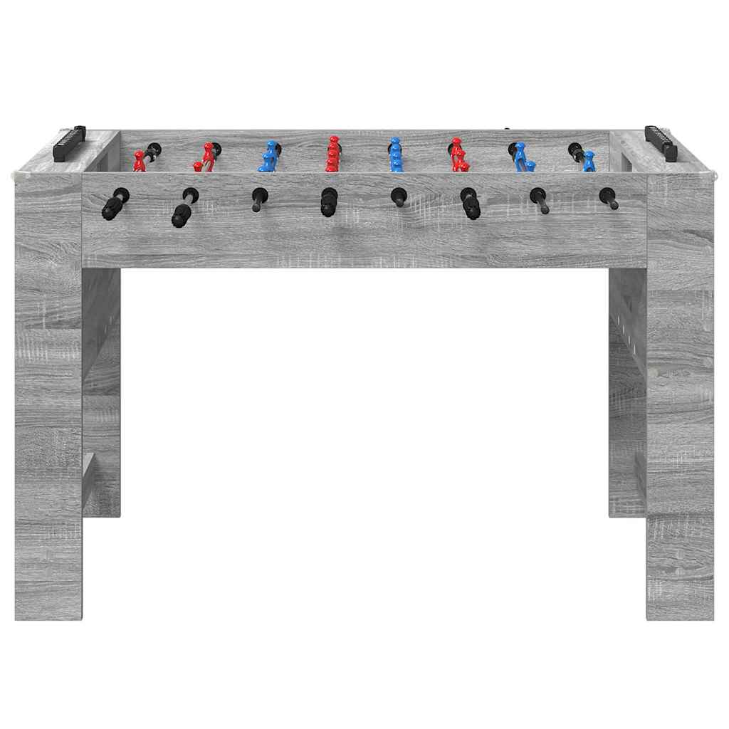 Tischfußballtisch Graues Sonoma 125 x 60,5 x 80 cm
