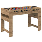 Tischfußballtisch Artisan-Eiche 125 x 60,5 x 80 cm