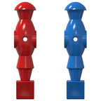 Tischfußball Spieler 22 pcs Blau und Rot 2,4 x 2,1 x 9,7 cm PP