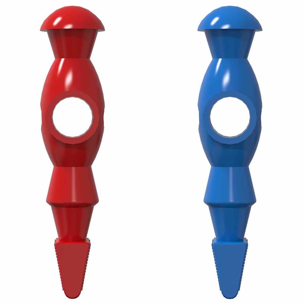 Tischfußball Spieler 22 pcs Blau und Rot 2,4 x 2,1 x 9,7 cm PP
