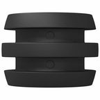 Fußballtisch-Bumper 16 pcs Schwarz 3 x 3 x 2 cm TPE
