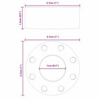 Fußballtisch-Bumper 16 pcs Schwarz 2,7 x 2,7 x 1,3 cm TPE