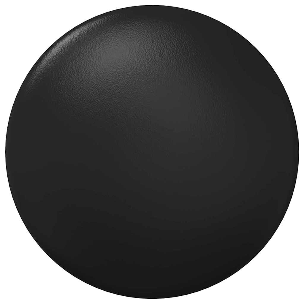 Tischfußball Tisch Endkappen 10 pcs Schwarz 1,5 x 1,5 x 1 cm PP