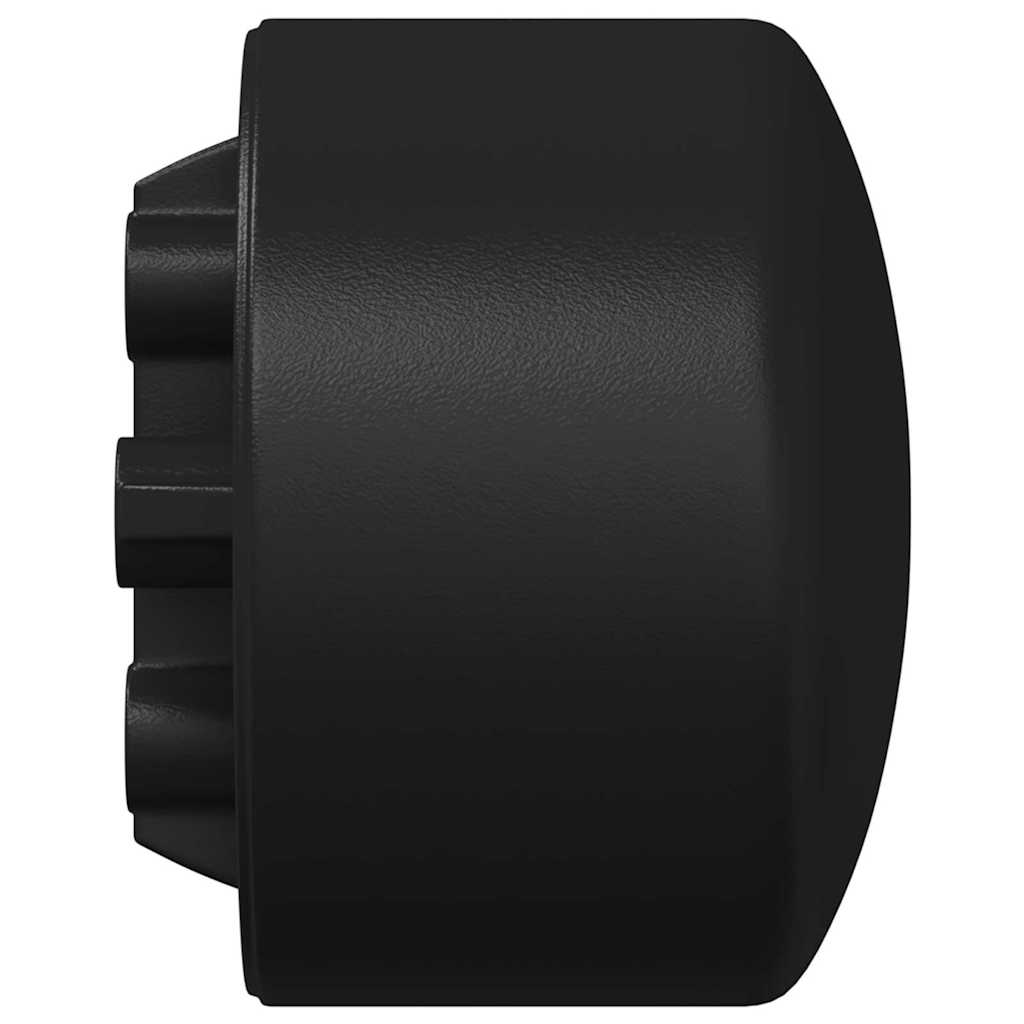 Tischfußball Tisch Endkappen 10 pcs Schwarz 1,5 x 1,5 x 1 cm PP