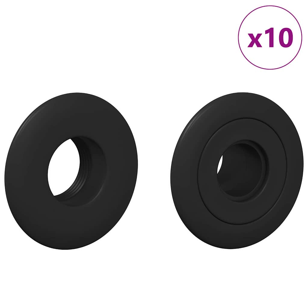 Tischfußballlager 10 pcs Schwarz 5 x 5 x 2,8 cm PP