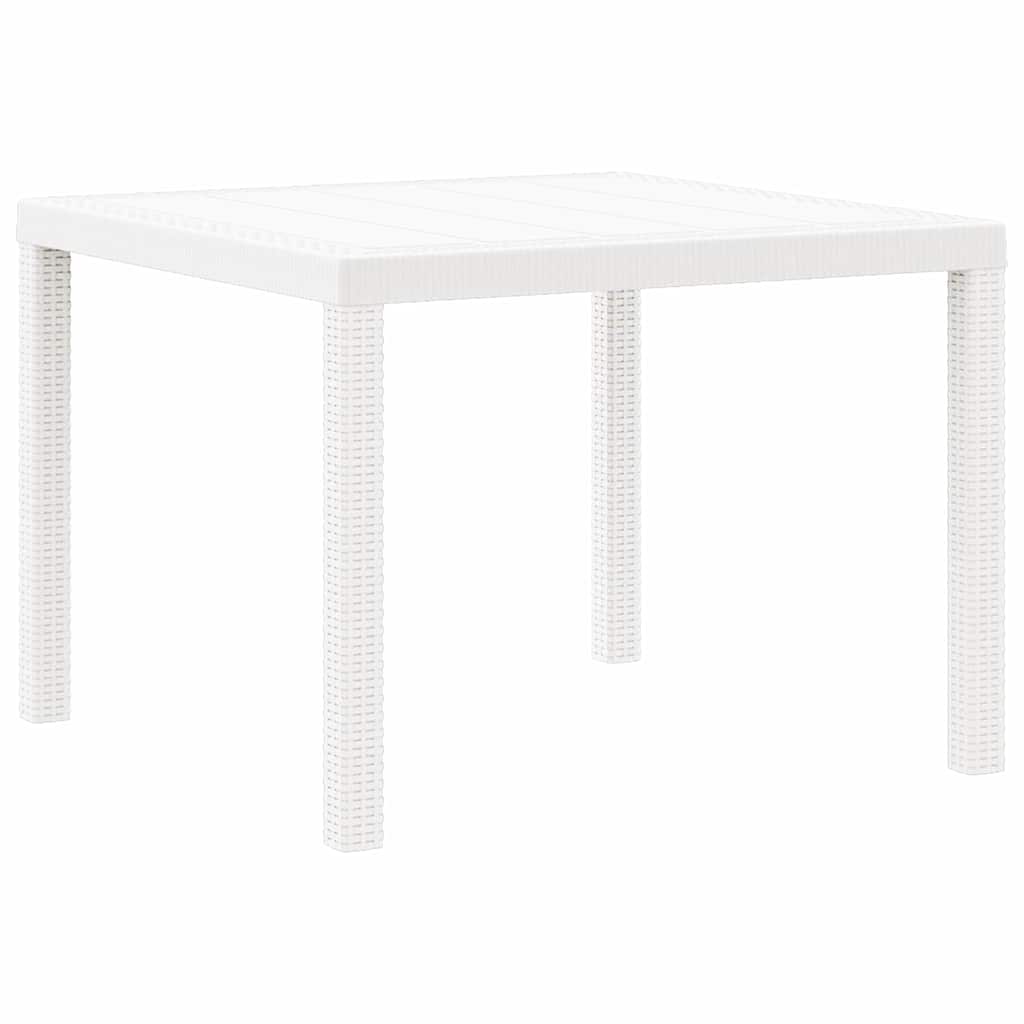 Garten Essgruppe 5 pcs Weiß Polypropylen