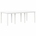 Garten Essgruppe 9 pcs Weiß Polypropylen