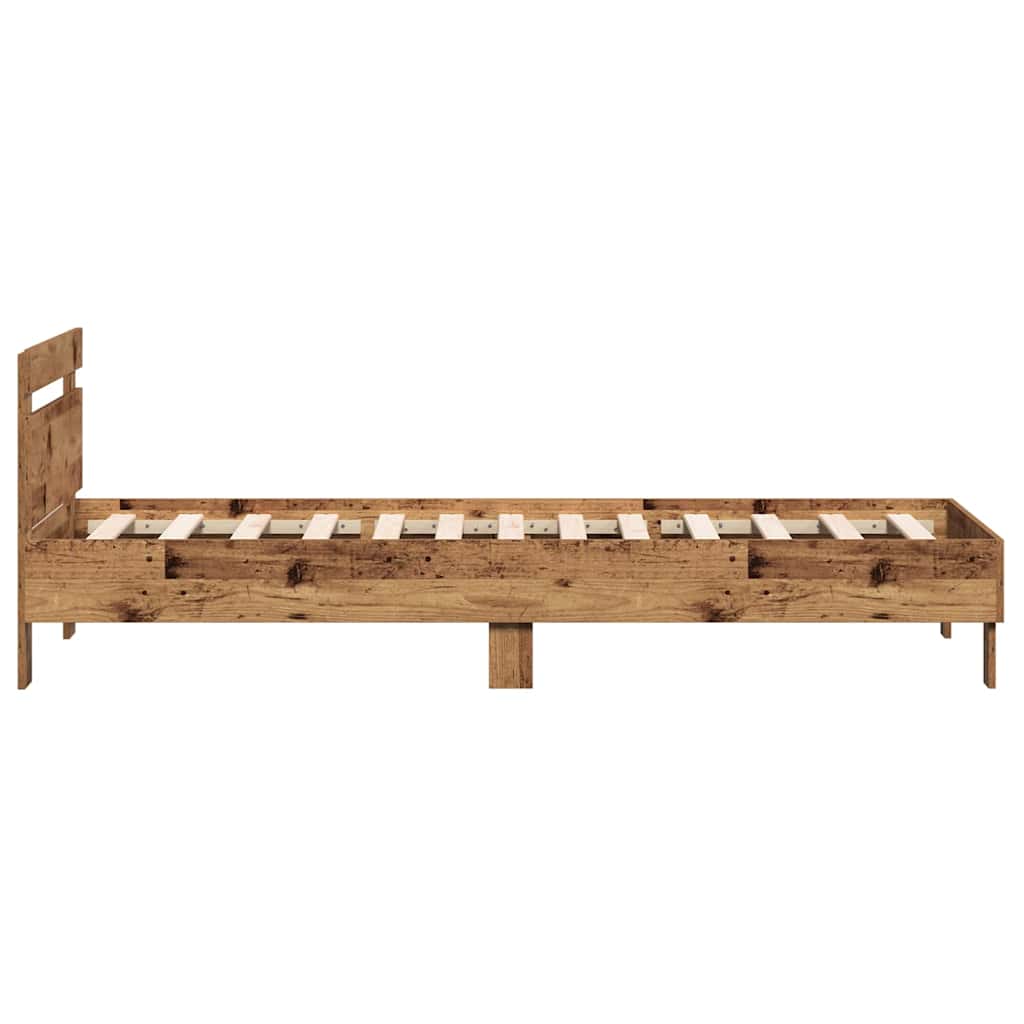 Bettrahmen Altholz 203 x 95 x 70 cm Holzwerkstoff