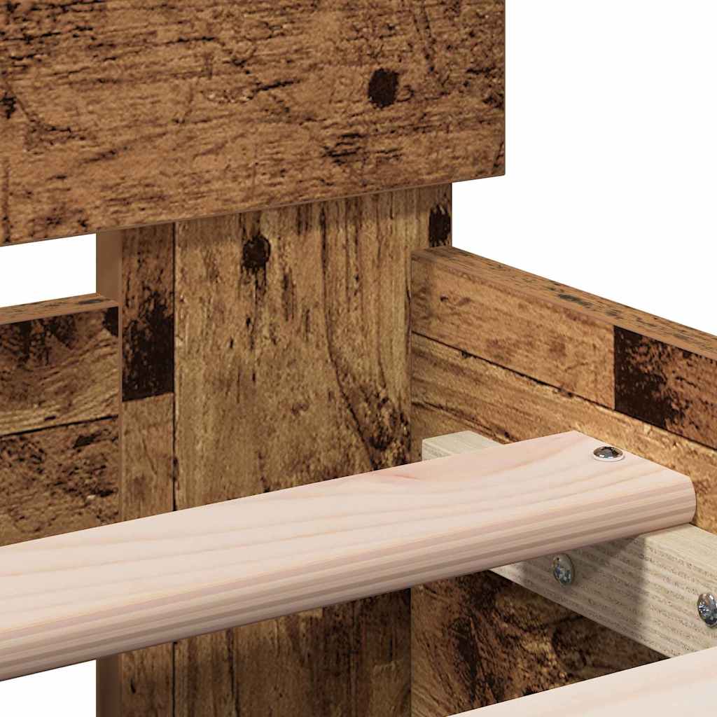 Bettrahmen Altholz 193 x 95 x 88 cm Holzwerkstoff