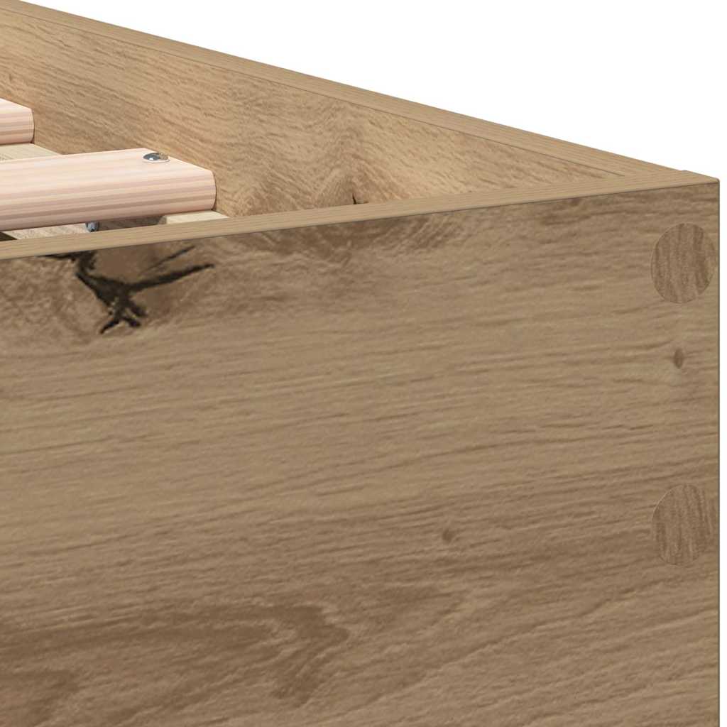 Bettrahmen Artisan-Eiche 193 x 95 x 88 cm Holzwerkstoff