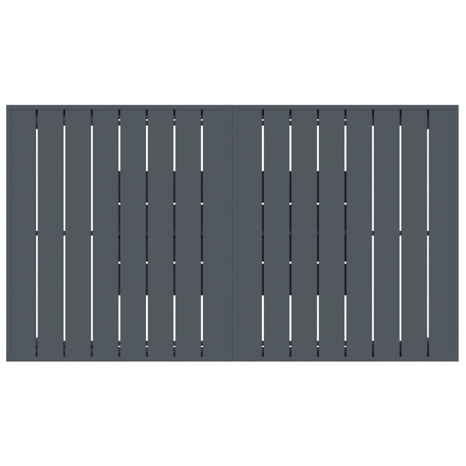 Garten Essgruppe 9 pcs Schwarz Poly-Rattan