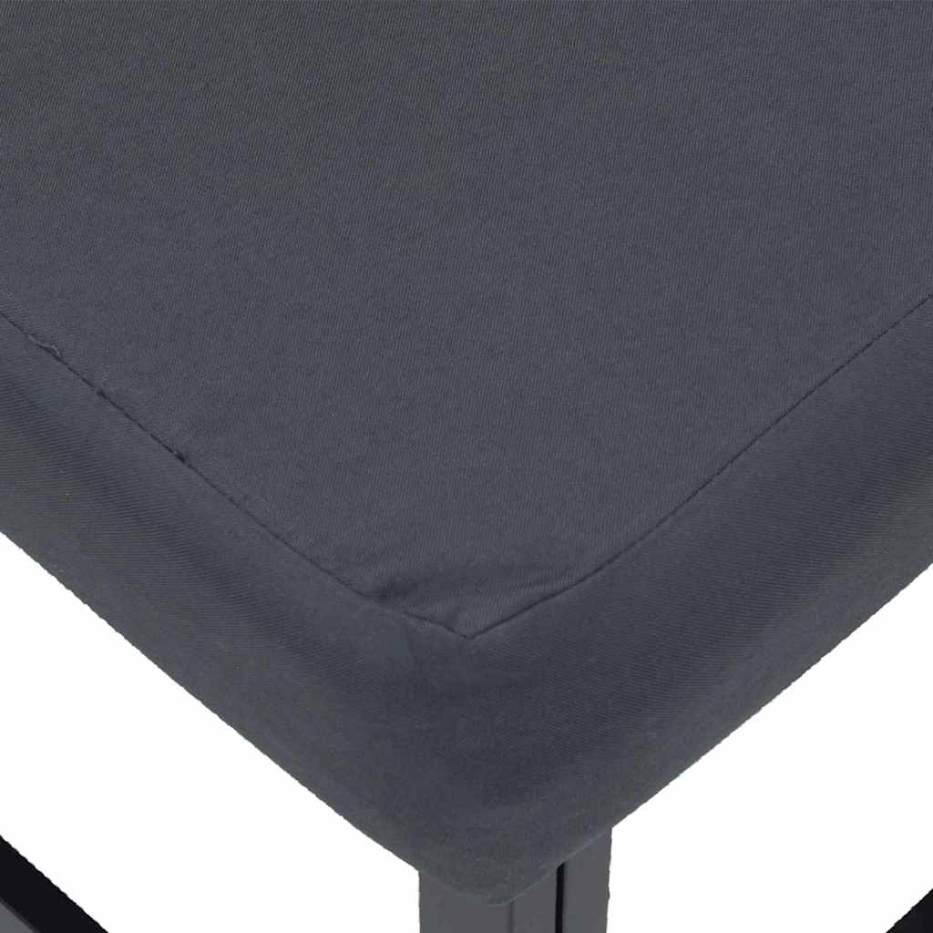 Gartensofa-set 12 pcs Schwarz Metall