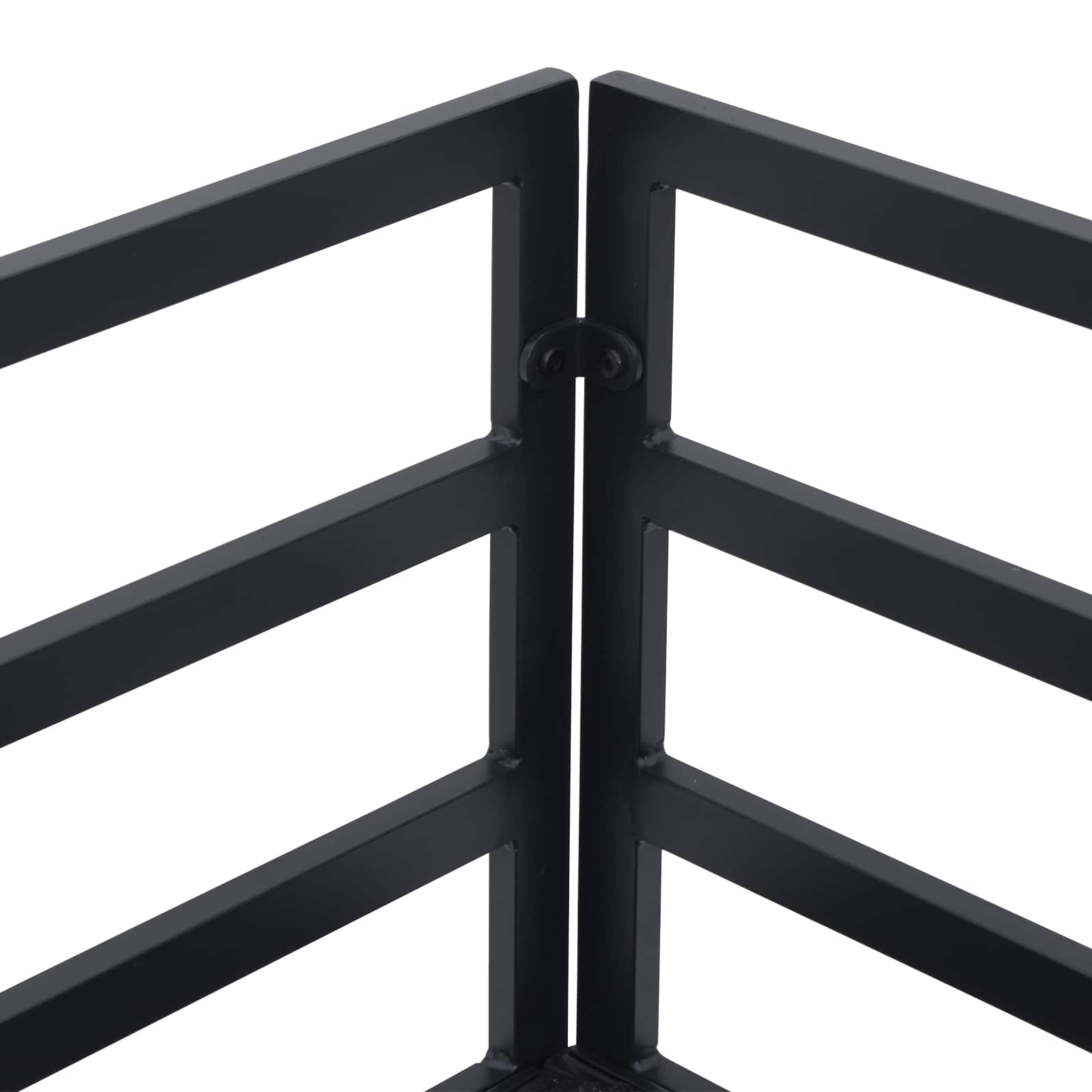 Gartensofa-set mit Kissen 9 pcs Schwarz Aluminium