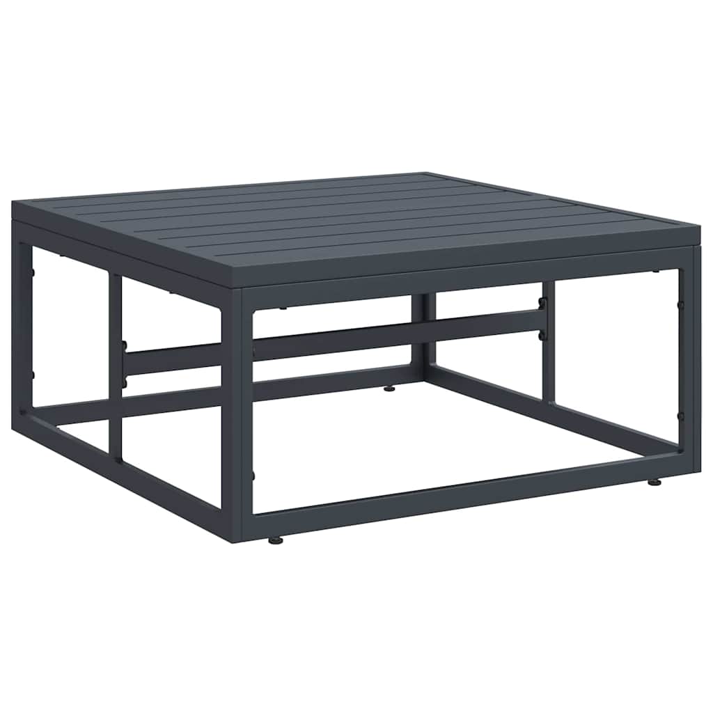 Gartensofa-set mit Kissen 12 pcs Schwarz Stahl