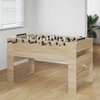 Tischfußballtisch Sonoma-Eiche 146,5 x 74 x 85 cm Holzwerkstoff