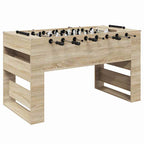 Tischfußballtisch Sonoma-Eiche 146,5 x 74 x 85 cm Holzwerkstoff