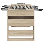 Tischfußballtisch Sonoma-Eiche 146,5 x 74 x 85 cm Holzwerkstoff