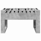 Tischfußballtisch Betongrau 146,5 x 74 x 85 cm Holzwerkstoff