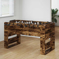 Tischfußballtisch Geräucherte Eiche 146,5 x 74 x 85 cm