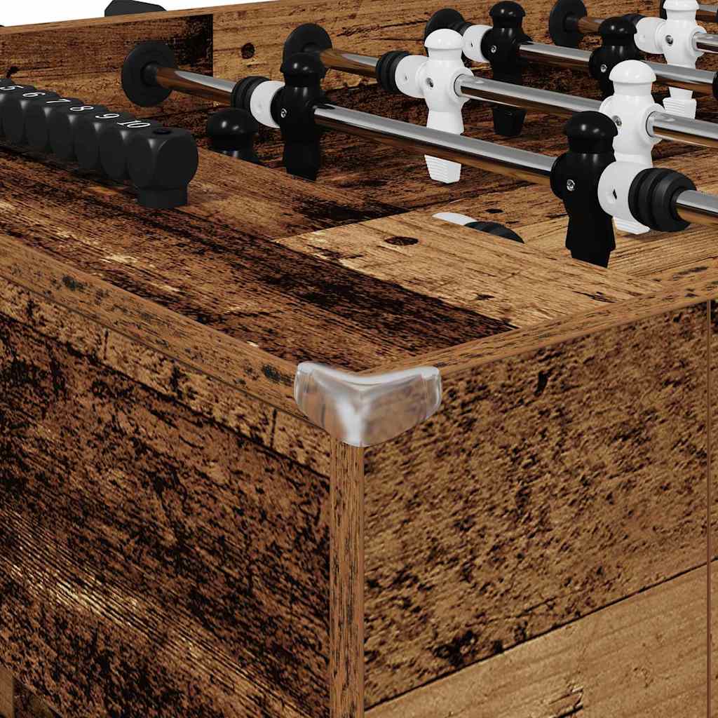 Tischfußballtisch Altholz 146,5 x 74 x 85 cm Holzwerkstoff
