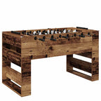 Tischfußballtisch Altholz 146,5 x 74 x 85 cm Holzwerkstoff