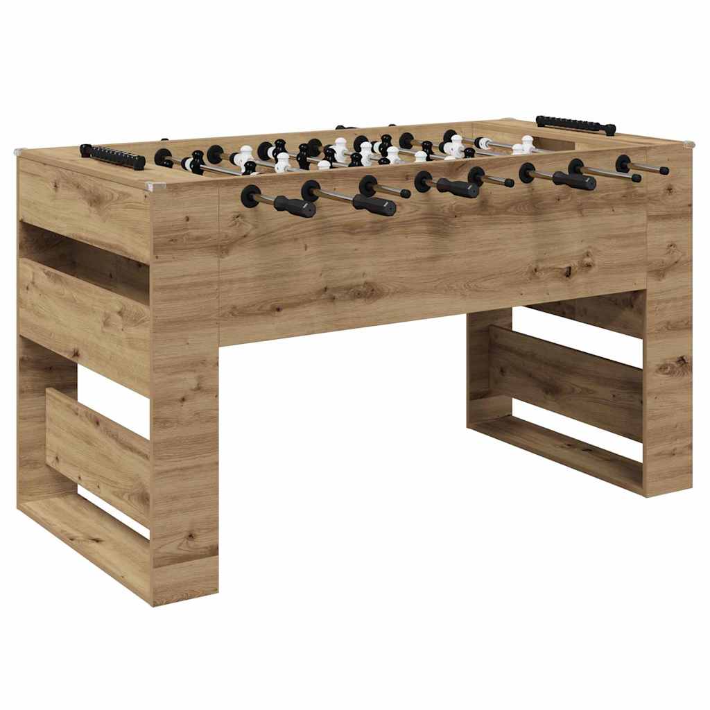 Tischfußballtisch Artisan-Eiche 146,5 x 74 x 85 cm