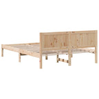 Bettgestell Braun 160 x 200 cm Massivholz Kiefer